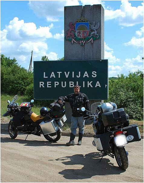 border Lithuania(LV)/Latvia(LT)