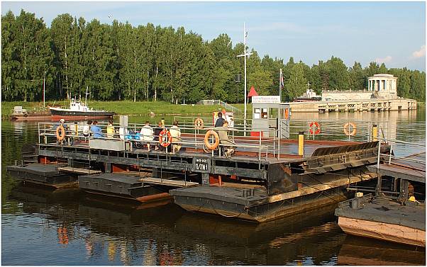 ferry boat near by Dubna(RU)