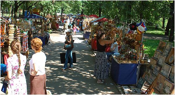 street of souvenirs Novgorod(RU) 